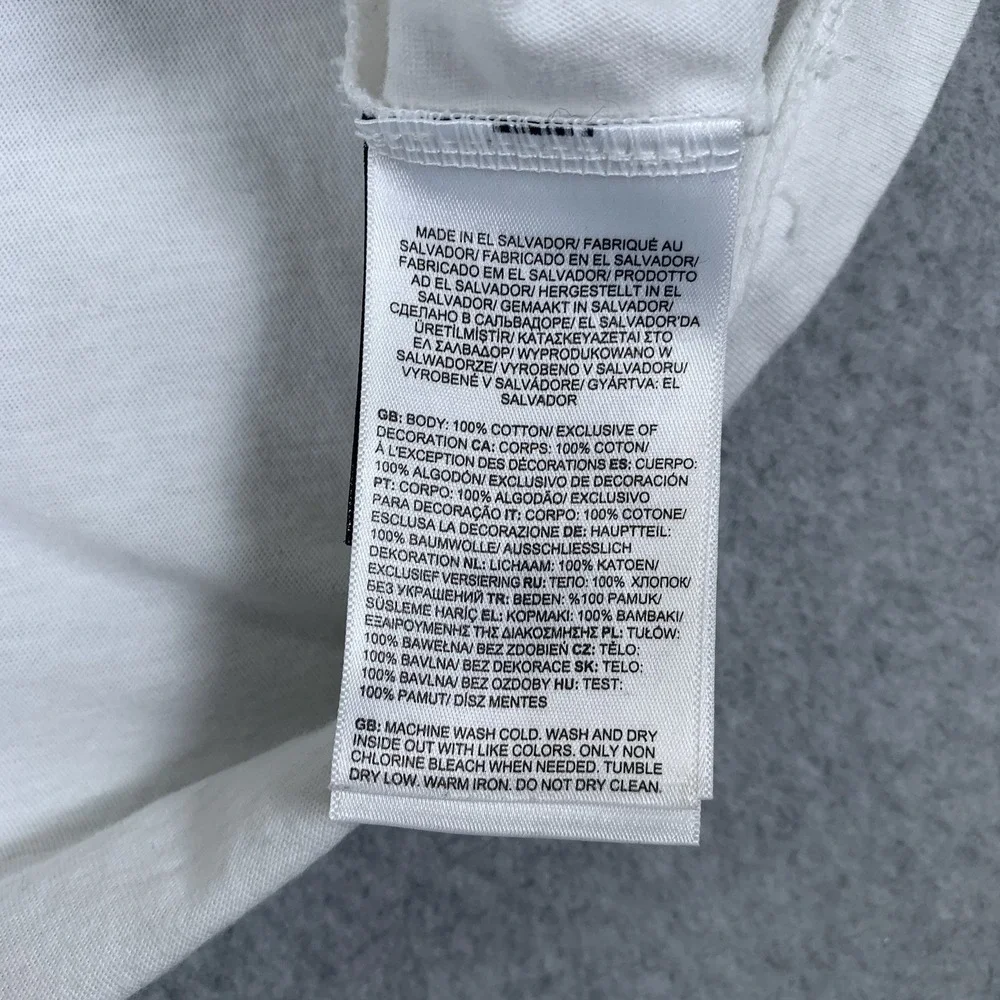 The North Face Shirt Mens Medium White Logo Graphic Tee Outdoor